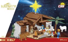 COB20006 - Jeu de construction – 370 Pcs – crèche de Noël