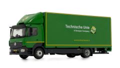 MAR2026-TU - Camion porteur de couleur vert - TECHNISCHE UNIE - MERCEDES Atego 4x2