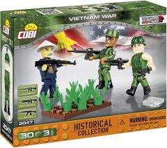 COB2047 - Jeu de construction – 30 pcs – 3 personnages guerre du Vietnam