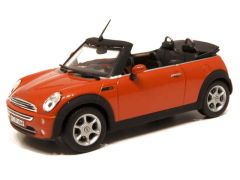 CAR22640 - Voiture de 2003 couleur orange métal - MINI Cooper cabriolet 2003