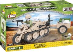 COB2401 - Jeu de construction – 176 pcs - S.D.KFZ 2 KETTENKRAD Afrika Korps