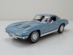 WEL24073BLEU - Voiture de 1963 couleur bleu – CHEVROLET Corvette