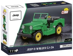 COB24517 - Jeu de construction – 111 pcs - JEEP Willys CJ-2A de couleur verte