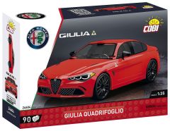 COB24604 - Jeu de construction – 90 pcs - ALFA ROMEO Gulia Quadrifoglio de couleur rouge