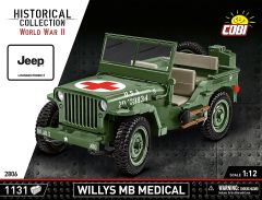 COB2806 - Jeu de construction – 1131 pcs - JEEP Willys MB Medical