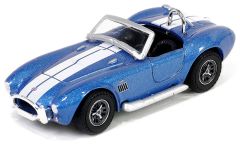 GREEN30498 - Voiture de 1965 couleur bleu sous blister – CARROLL – SHELBY AC Cobra