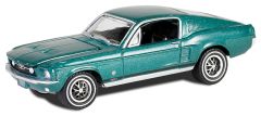 GREEN30505 - Voiture sous blister de la série HIGH COUTRY SPECIAL - FORD Mustang GT Fastback de 1967 couleur verte