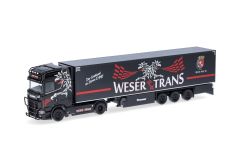 HER317665 - Camion  avec remorque 3 essieux WESER-TRANS BREMEN – SCANIA CS 20 HD 4x2