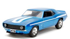 JAD34443 - Voiture du film Fast and Furious - CHEVROLET Camaro de 1969 couleur Bleu