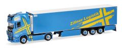 HER318457 - Camion avec remorque frigorifique  3 essieux ZILLNER – SCANIA CS 20 HD 4x2