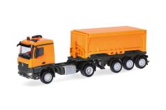 HER318549 - Camion avec container 3 essieux – MERCEDES BENZ Arocs 4x2