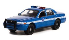 GREEN43020-D - Voiture sous blister de la série HOT PURSUIT – FORD Crown Victoria Police Interceptor 2001 Police de Seattle