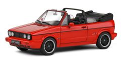 SOL4315801 - Voiture cabriolet de 1992 couleur rouge - VW Golf MKI