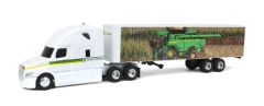 ERT45876 - Camion avec remorque décoré JOHN DEERE Moissonneuse-Batteuse X9 – FREIGHTLINER 6x4