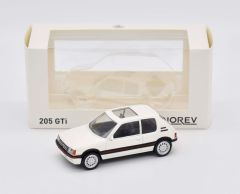 NOREV471738 - Voiture de 1986 couleur blanche – PEUGEOT 205 Gti