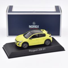 NOREV472840 - Voiture de 2024 couleur jaune – PEUGEOT 208 GT