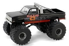 GREEN49150-C - Monster Truck sous blister de la série KINGS OF CRUNCH – CHEVROLET Silverado 1987 – BLACK KNIGHT