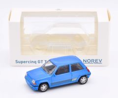 NOREV510540 - Voiture de 1988 couleur bleu – RENAULT supercinq GT tubo phase II