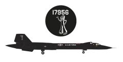 HER573290 - Avion de chasse - LOCKHEED SR-71B Blackbird U.S. Air Force 9th SRW Gumby