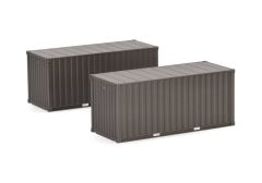 HER747134 - 2 containers 20 pieds gris