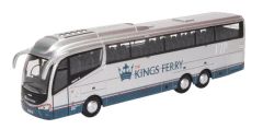 OXF76IR6003 - Bus de couleur argent et bleu - THE KINGS FERRY - SCANIA Irizar i6