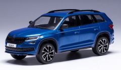 IXOCLC559N.22 - Voiture de 2018 couleur bleu – SKODA Kodiaq Sportline