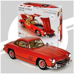 IXC.MBC.RED.FK - Voiture FULL KIT  de couleur rouge 602 pièces - MERCEDES 300SL