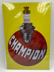 MAGPB212 - Plaque de 20x30 cm couleur jaune – CHAMPION