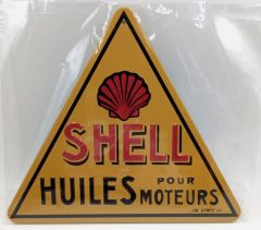 MAGPB230 - Plaque triangle – SHELL Huiles pour moteurs