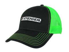 STNEM - Casquette de couleur noir avec arrière en maille verte – STEIGER
