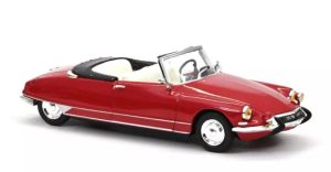 NOREVDS019910 - Voiture cabriolet de 1965 couleur rouge - DS 19 Cabriolet