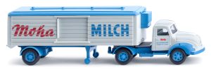 WIK052004 - Camion avec remorque frigorifique -  MOHA MILCH - MAGIRUS 4x2