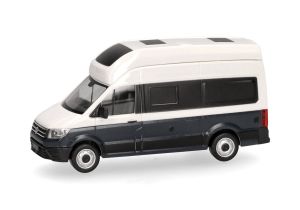 HER096294-002 - Voiture de couleur bleue et blanche – VW Crafter grand California