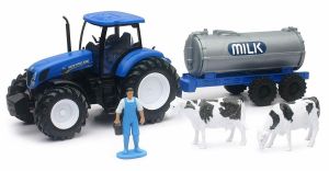 NEW05523C - Tracteur T7 NEW HOLLAND avec citerne et accessoires