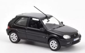 NOREV155149 - Voiture de 2000 couleur noire - CITROEN Saxo VTS