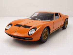 WEL18017ORANGE - Voiture de 191 couleur orange – LAMBORGHINI Miura P400