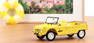 NOREV181801 - Voiture de couleur jaune 1983 – CITROEN méhari plage