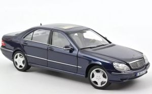 NOREV183817 - Voiture de 2000 couleur bleue métallisé - MERCEDES S55 AMG