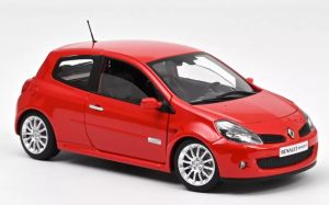 NOREV185252 - Voiture de 2006 couleur rouge – RENAULT clio RS