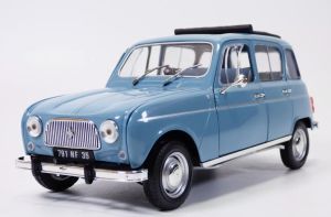 NOREV185255 - Voiture de 1966 couleur bleu – RENAULT 4L