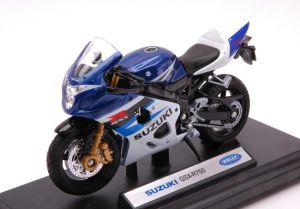 WEL19660C - Moto de couleur bleu et blanche - SUZUKI GSX-R750