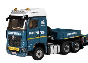 IMC20-1080 - Camion avec plateau Nooteboom aux couleurs SARENS – MERCEDES Arocs Streamline 6x4