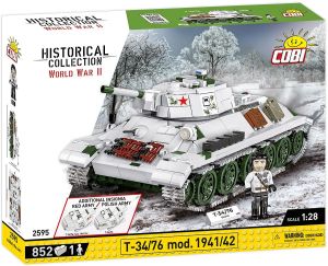 COB2595 - Jeu de construction – 852 pcs - T-34/76 mod. 1941/42