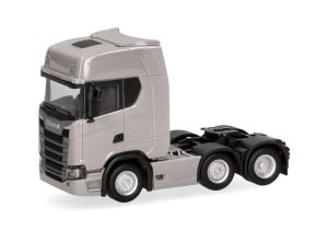 HER307543-004 - Camion solo de couleur Gris – SCANIA CS 20 HD 6x2