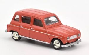 NOREV310940 - Voiture de 1966 couleur rouge - RENAULT 4L