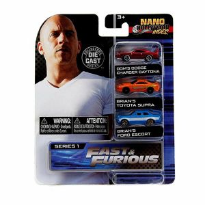 JAD31124 - Nano 3 wagens FAST & FURIOUS serie 1