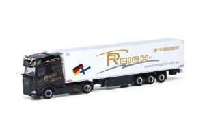 HER318112 - Camion avec remorque frigorifique du transporteur REICH – DAF XG+ 4x2