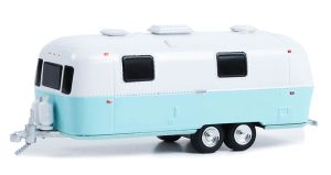 GREEN34130-D - Caravane sous blister de la série HITCHED HOMES - AIRSTREAM double essieux 1971