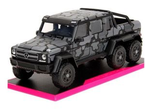 JAD35067 - MERCEDES-BENZ AMG G63 6X6 zwart camouflage roze SLIPS