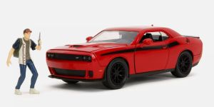 JAD35185 - Voiture de 2015 couleur rouge - THE WALKING DEAD avec figurine - DODGE Challenger